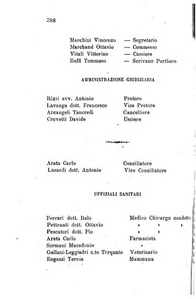 Annuario della provincia di Piacenza