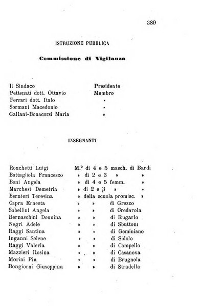 Annuario della provincia di Piacenza