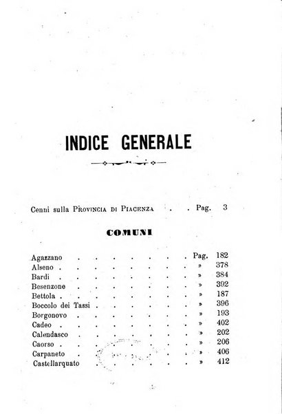 Annuario della provincia di Piacenza