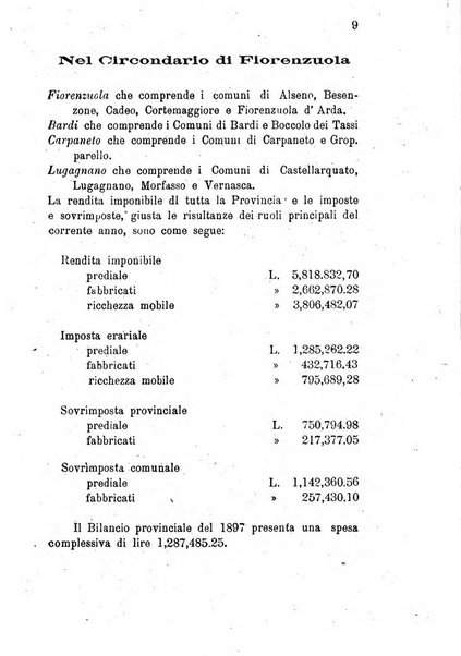 Annuario della provincia di Piacenza