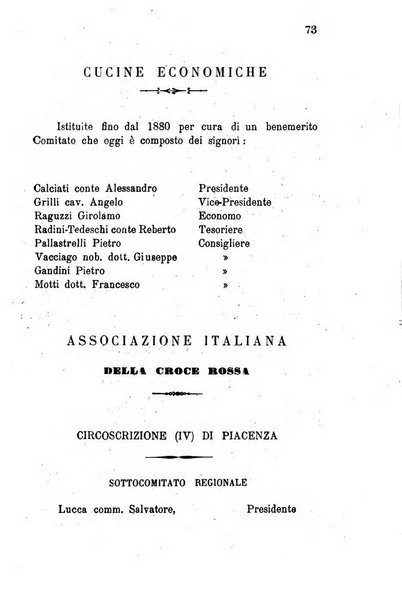 Annuario della provincia di Piacenza