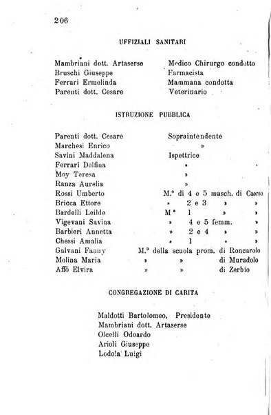 Annuario della provincia di Piacenza