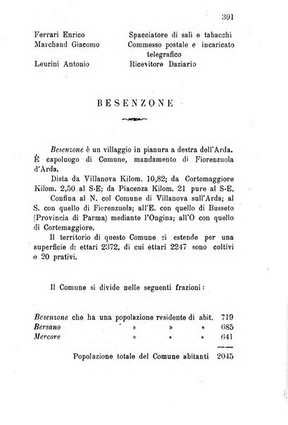 Annuario della provincia di Piacenza