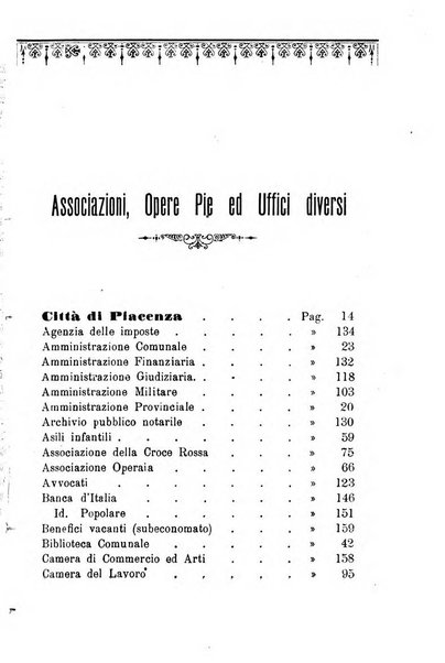 Annuario della provincia di Piacenza