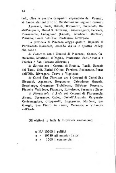 Annuario della provincia di Piacenza