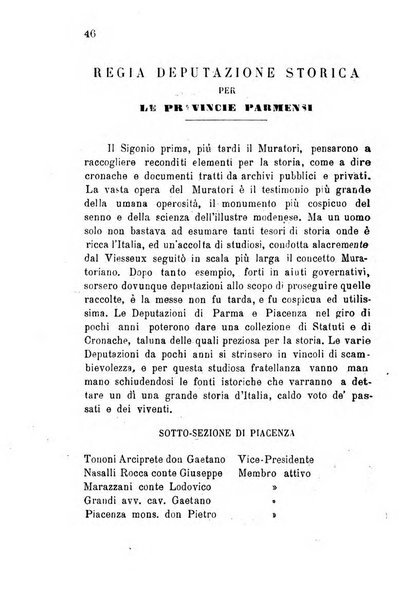 Annuario della provincia di Piacenza