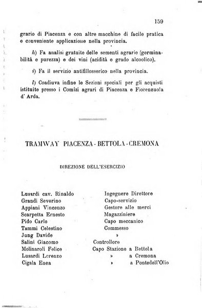 Annuario della provincia di Piacenza