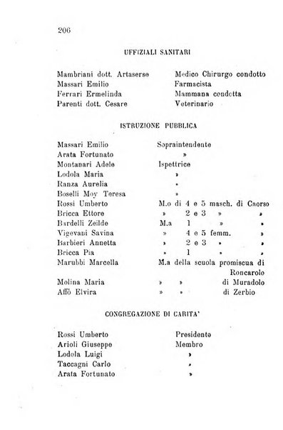 Annuario della provincia di Piacenza