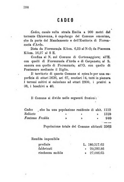 Annuario della provincia di Piacenza