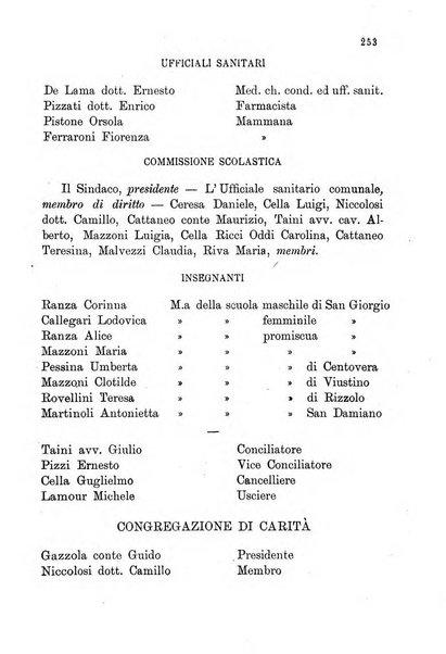 Annuario della provincia di Piacenza