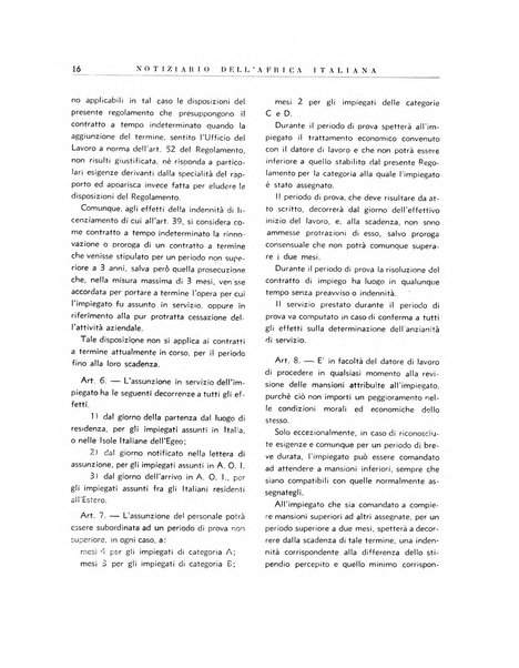 Notiziario dell'Africa italiana