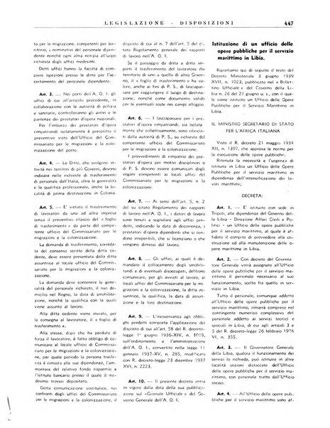 Notiziario dell'Africa italiana