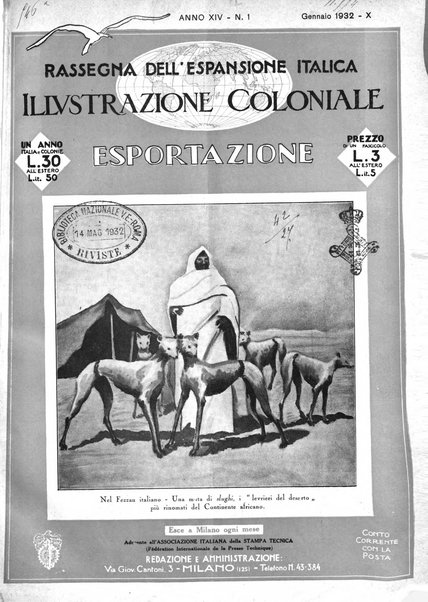 Rassegna dell'espansione italica illustrazione coloniale