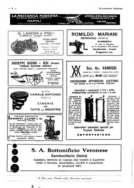 Rassegna dell'espansione italica illustrazione coloniale