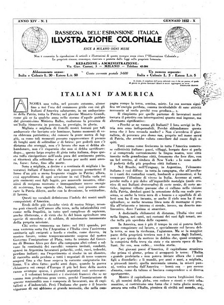 Rassegna dell'espansione italica illustrazione coloniale