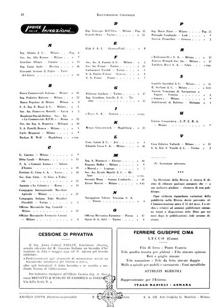 Rassegna dell'espansione italica illustrazione coloniale