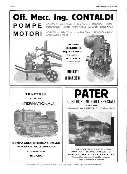 Rassegna dell'espansione italica illustrazione coloniale