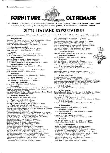 Rassegna dell'espansione italica illustrazione coloniale