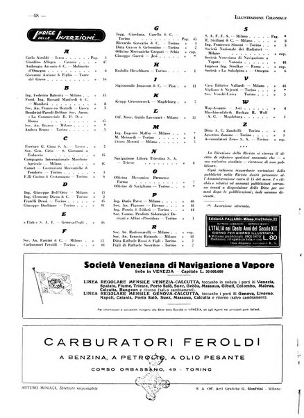 Rassegna dell'espansione italica illustrazione coloniale