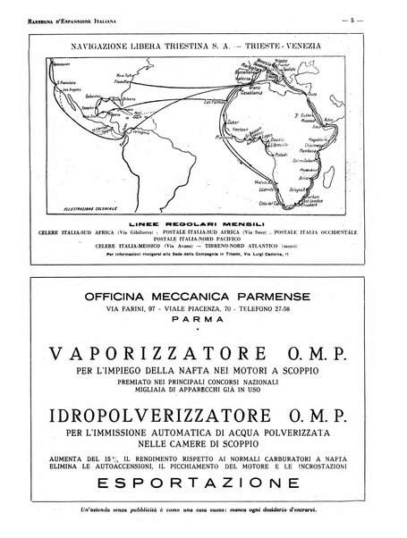 Rassegna d'espansione italiana illustrazione coloniale