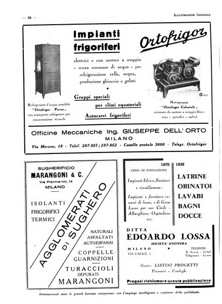 Rassegna d'espansione italiana illustrazione coloniale