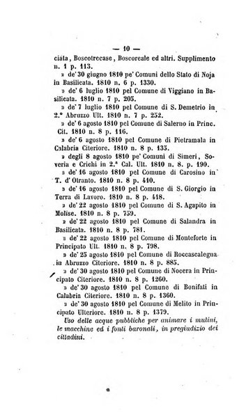 Bullettino delle sentenze emanate dalla Suprema commissione per le liti fra i già baroni ed i comuni