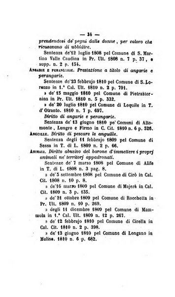 Bullettino delle sentenze emanate dalla Suprema commissione per le liti fra i già baroni ed i comuni