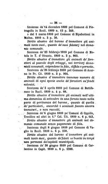 Bullettino delle sentenze emanate dalla Suprema commissione per le liti fra i già baroni ed i comuni