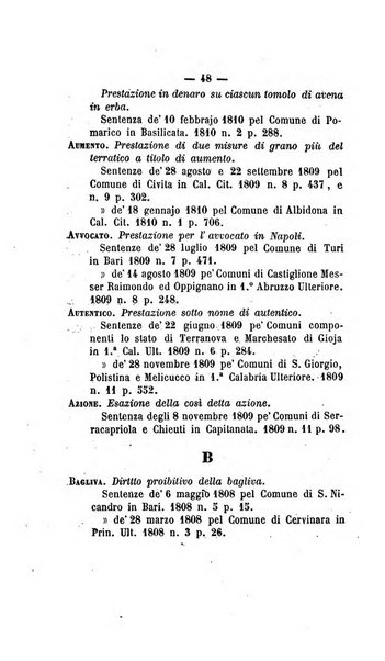 Bullettino delle sentenze emanate dalla Suprema commissione per le liti fra i già baroni ed i comuni