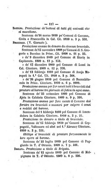 Bullettino delle sentenze emanate dalla Suprema commissione per le liti fra i già baroni ed i comuni