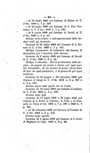 Bullettino delle sentenze emanate dalla Suprema commissione per le liti fra i già baroni ed i comuni