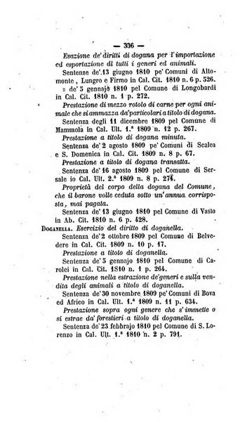 Bullettino delle sentenze emanate dalla Suprema commissione per le liti fra i già baroni ed i comuni