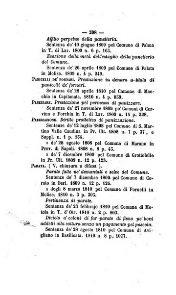 Bullettino delle sentenze emanate dalla Suprema commissione per le liti fra i già baroni ed i comuni