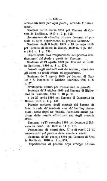 Bullettino delle sentenze emanate dalla Suprema commissione per le liti fra i già baroni ed i comuni