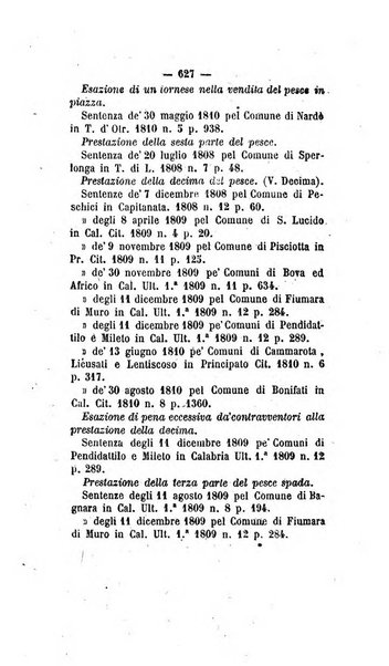 Bullettino delle sentenze emanate dalla Suprema commissione per le liti fra i già baroni ed i comuni