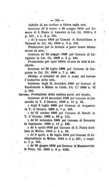 Bullettino delle sentenze emanate dalla Suprema commissione per le liti fra i già baroni ed i comuni