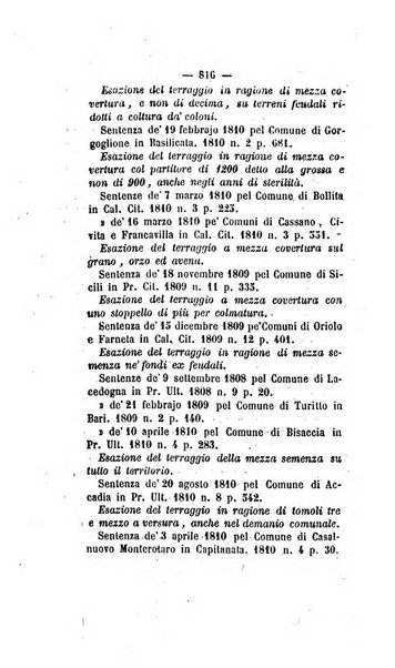 Bullettino delle sentenze emanate dalla Suprema commissione per le liti fra i già baroni ed i comuni