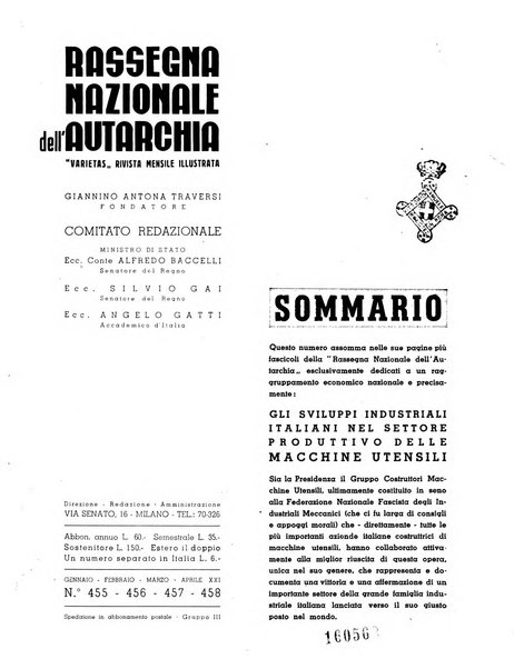 Rassegna nazionale dell'autarchia Varietas