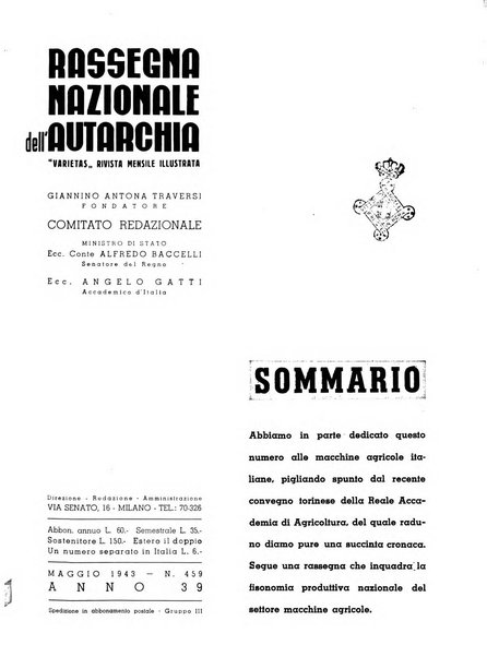 Rassegna nazionale dell'autarchia Varietas