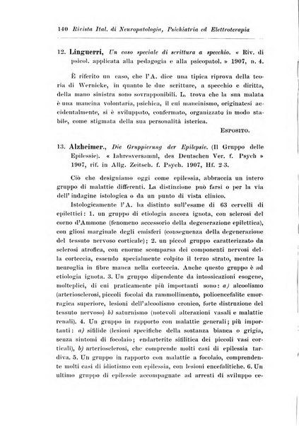 Rivista italiana di neuropatologia, psichiatria ed elettroterapia