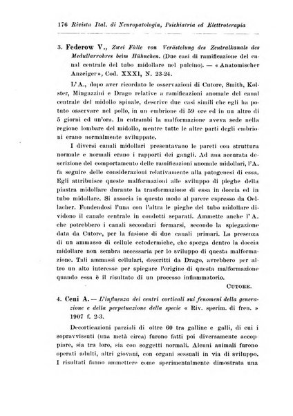 Rivista italiana di neuropatologia, psichiatria ed elettroterapia