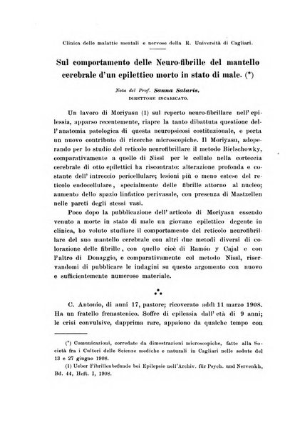 Rivista italiana di neuropatologia, psichiatria ed elettroterapia