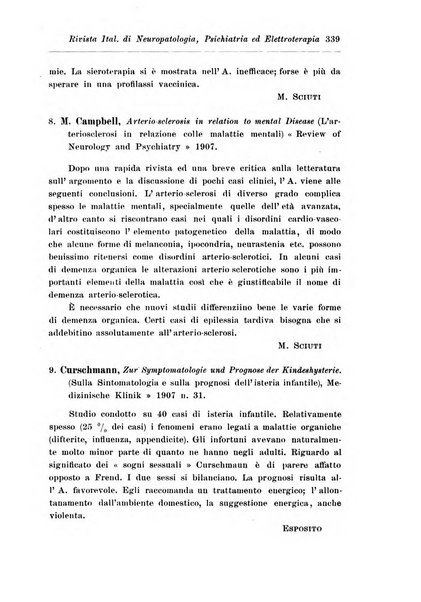 Rivista italiana di neuropatologia, psichiatria ed elettroterapia