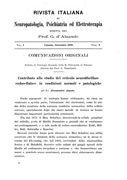 Rivista italiana di neuropatologia, psichiatria ed elettroterapia