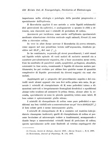 Rivista italiana di neuropatologia, psichiatria ed elettroterapia