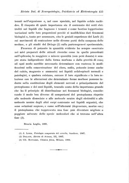 Rivista italiana di neuropatologia, psichiatria ed elettroterapia