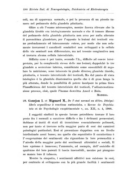 Rivista italiana di neuropatologia, psichiatria ed elettroterapia