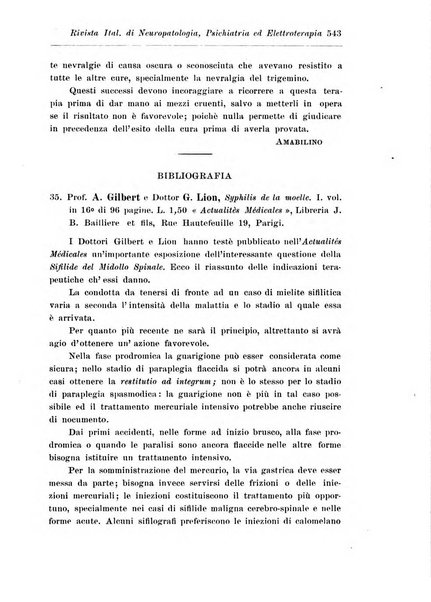 Rivista italiana di neuropatologia, psichiatria ed elettroterapia