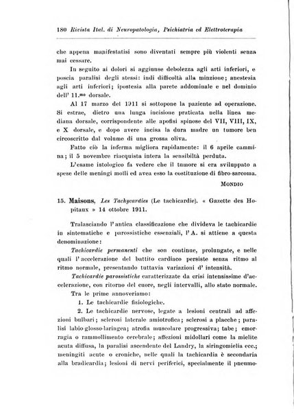 Rivista italiana di neuropatologia, psichiatria ed elettroterapia