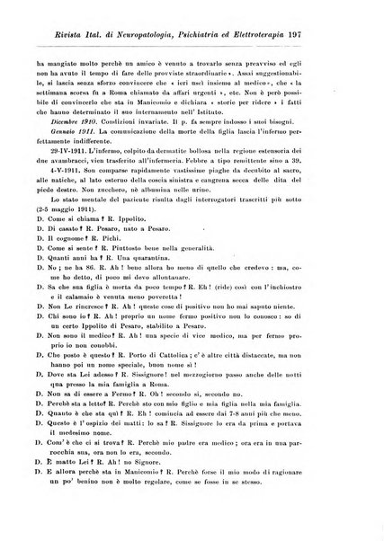 Rivista italiana di neuropatologia, psichiatria ed elettroterapia